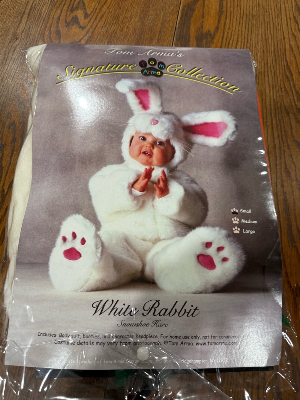 Tom Arma White Rabbit Kids Bunny Costume - Plush White